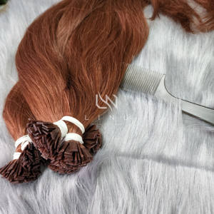 Extensions de cheveux à pointe plate Super Double Drawn prix de gros Vietnam cheveux humains de haute qualité échantillon gratuit faisceau de cheveux - Product Image 1