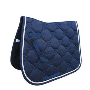 Ensemble de coussinets de selle en coton pour équipement d'équitation de haute qualité fabriqués sur mesure Tapis de selle pour cheval anglais Protection équestre - Product Image 3