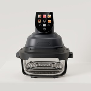 Mini Friggitrice ad Aria Digitale Smart Senza Olio con Doppio Cestello - Product Image 2