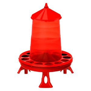 Comedero de plástico con patas 16Kg./ 27 L. Rojo - Product Image 1