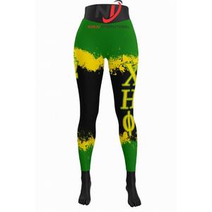 High Quality Elastic Waist Spandex Nylon High Rise <b>Leggings</b> <b>Leggings</b> <b>For</b> Women Gym - Product Image 3