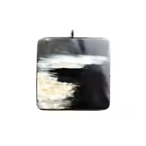 Dessous de verre en corne de buffle de meilleure qualité pour les sous-verres de restaurant à la maison avec corne naturelle par l'artisanat en croissant - Product Image 1