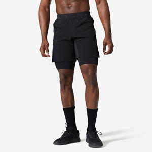 Short de sport taille moyenne pour femmes Short de course personnalisé de haute qualité avec fonction imperméable Logo personnalisé pour hommes - Product Image 1