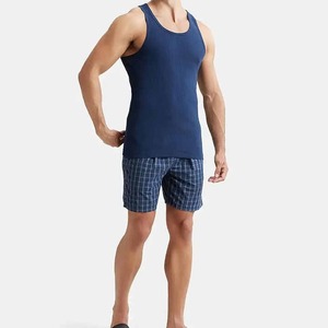 Débardeur de sport pour homme, 100% coton respirant, séchage rapide, couleur unie, logo personnalisé, haute qualité - Product Image 6