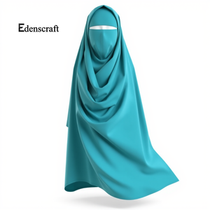 Abaya modesto personalizable para hombre, elegante diseño tradicional, tela transpirable ligera, larga, de talla grande, musulmana, sin costuras - Product Image 3