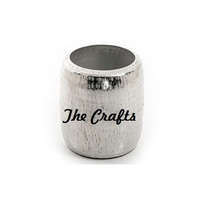 Maceta de calidad Superior, jarrón de flores artificiales martillado de aluminio hecho a mano para accesorios de decoración de boda - Product Image 5