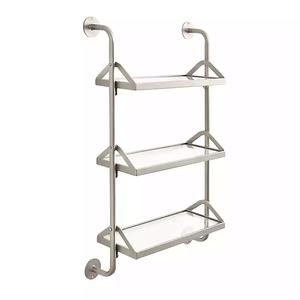 Premium Quality Iron And <b>Wooden</b> Wall Hanging <b>Shelve</b> With Strong Rustic Style Perfect For Modern Homes Kitchens And Bedrooms - Product Image 6