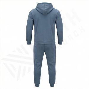 Ensemble de survêtement de sport en molleton technique hautement personnalisé pour hommes, décontracté, ajusté, avec logo imprimé, vente chaude, design personnalisé - Product Image 2