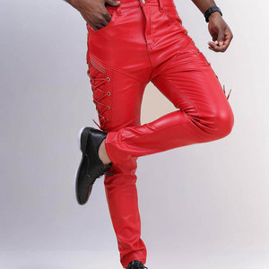 Lightweight Best Selling Men Leather Pants <b>for</b> <b>Sale</b> Casual Wear Premium Quality Men Leather Pants - Product Image 5