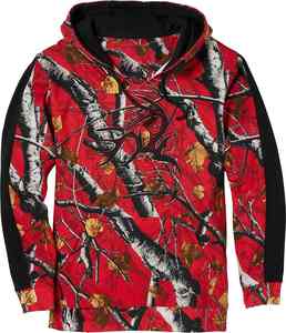Sudadera informal de manga larga para hombre, sudadera personalizable XS Fleece Camo Outfitter con bolsillo con cordón para invierno - Product Image 6