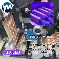 Système de séchage UV LED 3000W à refroidissement par eau pour machine d'impression flexographique haute vitesse et étiquettes couleur