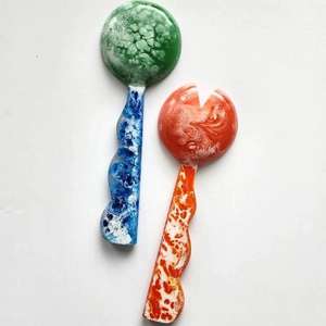 ชุดช้อนส้อมเรซินสีสันสดใสพร้อมเอฟเฟกต์ระยิบระยับหรูหราเหมาะสำหรับการตกแต่งโต๊ะอาหารและการนำเสนอของขวัญ - Product Image 4