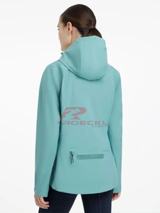 Veste d'équitation pour femmes en gros tissu de contrôle de l'humidité isolé de qualité supérieure façonnage ergonomique design élégant équitation équestre - Product Image 5