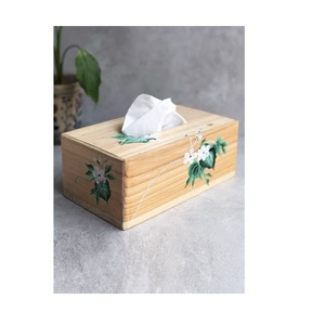 Boîte à mouchoirs en bois personnalité en bois salon tiroir café table décorer boîte à mouchoirs en bois - Product Image 3