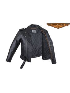 Veste de moto en cuir pour hommes Poches dissimulées pour armes à feu en cuir de vachette souple, respirant et résistant - Product Image 5