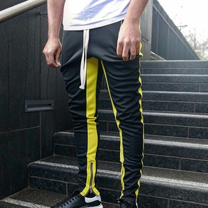 Pantalon élastique de gym pour homme, pantalon de survêtement décontracté d'automne et d'hiver avec fermeture éclair, jogging, sport, course à pied, vêtements de sport - Product Image 3