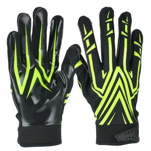Nouveau style dernière arrivée conception personnalisée solide collant gants récepteur de football américain pour les sports de football américain - Product Image 1