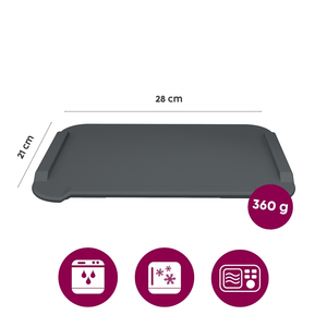 Planche à découper ORNAMIN grande en plastique antidérapante à une main pour la préparation des aliments, aide de cuisine adaptative pour personnes à mobilité réduite - Product Image 5
