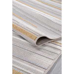 Alfombra Moderna Multicolor de Polipropileno y Sisal Netline, 80x150 cm, para Dormitorio, Estudio, Habitación Infantil, Entrada - Home Depot - Product Image 1