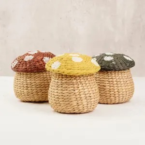 Adorable Cesta de Macramé con Forma de Hongo, Perfecta para Decoración del Hogar, Regalo, Organizador Decorativo para Cualquier Habitación, de la India - Product Image 3