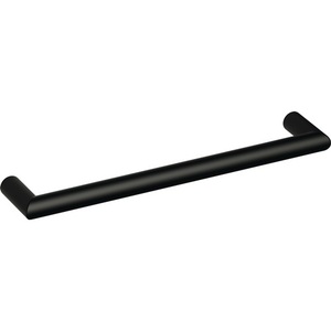 HEWI 562.13B192 Poignée de meuble en polyamide 90 noir mat profond 192 mm 13 mm, revêtements de poignée d'étagère - Product Image 1