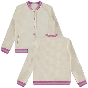 Offre Spéciale Varsity Jacket 2025 Nouveau Design Polyester Coton Et Bouton Couvert Respirant Varsity Vestes Pour Femmes - Product Image 3