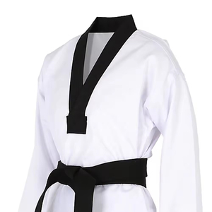 100% Cotton Custom Logo Taekwondo Karate Uniform International Standard Martial Arts Fighting Training <b>Outfit</b> Made to Order - Product Image 5