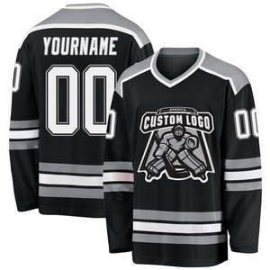 Vente en gros de maillots de hockey sur glace de haute qualité dernier modèle vêtements de sport d'équipe personnalisés maillots de hockey sur glace bon marché à prix réduit - Product Image 1