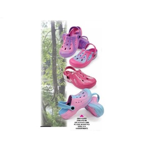 Ragazze Tye Clog pantofole leggero Anti-scivoloso graziosa suola EVA piatta per l'estate e l'inverno - Product Image 1