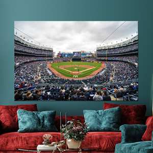 งานศิลปะบนผ้าใบสนามยานกี้: ภาพพิมพ์เบสบอล ของขวัญจากนิวยอร์ก ผ้าใบพิมพ์ลาย 1 ชิ้น - Product Image 1