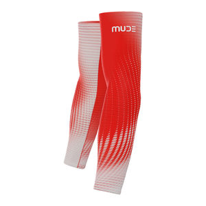 Armsleeves DAWN Red-Anti-UV Heat <b>Compression</b> Seamless Silk Spandex with Custom Logo & Printing - Product Image 1