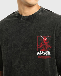 Camiseta de Manga Corta Extra Grande para Hombre, de Tela de Lona Blanca, Impresa Personalizada al por Mayor, Transpirable, Lavada al Ácido, Hecha en Pakistán - Product Image 5