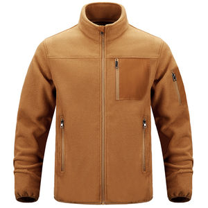 Chaqueta de talla grande con cuello levantado y múltiples bolsillos para exteriores, ropa para hombre, chaqueta de lana Softshell 2026 - Product Image 4