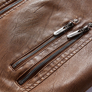 Veste en cuir de qualité supérieure veste en cuir de vente à chaud veste en cuir de couleur personnalisée respirante - Product Image 6