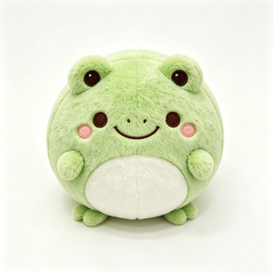 Peluche grenouille personnalisée, peluche grenouille verte, peluche grenouille ronde, adorable peluche grenouille - Product Image 4