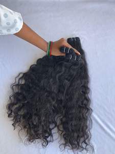 Vente chaude 100% Raw Premium Quality 26 \ "Extensions de cheveux humains bouclés naturels Donateur unique Prix de gros - Product Image 5