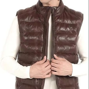 Vente directe d'usine Meilleure vente Veste d'hiver décontractée pour homme Vêtement d'extérieur de haute qualité Respirant Veste matelassée personnalisée 100% fermeture éclair - Product Image 1