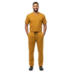Conjunto de Uniforme Médico de Lujo para Hombre, Ligero y Duradero, Parte Superior y Pantalones de Manga Corta, Proveedor de Ropa de Trabajo para Hospital - Product Image 1