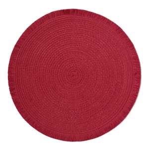 Tapetes de tela trenzada para mesa de comedor, tapetes de alta calidad con borlas y flecos, resistentes al calor, precio al por mayor de la India - Product Image 5