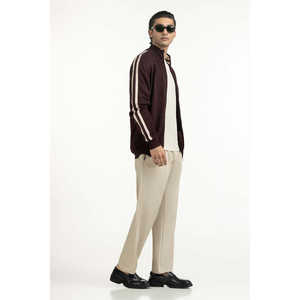 Pull en tricot à capuche pour homme, coupe classique MN-SWT-WS25-301 B, motif et logo imprimés, automne et printemps - Product Image 5