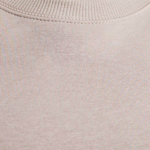 Sudadera holgada acanalada para mujer, 80% Algodón, 20% poliéster, forro polar, puños acanalados y dobladillo, color rosa - Product Image 3