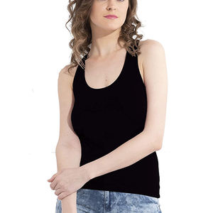 Chaleco de mujer con logotipo personalizado de poliéster y algodón de alta calidad, chaleco de talla grande hecho en fábrica, muy demandado a un precio - Product Image 3