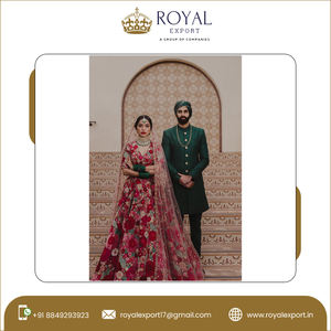 Meilleure qualité Design Unique velours belle broderie fleur travail indien mariage & fête vêtements Boutique mariée Lehenga Choli - Product Image 2