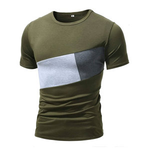 Vente chaude été T-shirt à manches courtes T-Shirt léger hommes vierge uni personnalisé 100% coton T-Shirts - Product Image 1