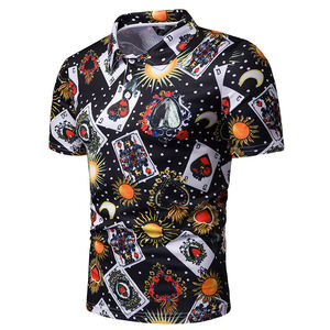 2025 verano hombres de manga corta para Polo camisa de moda cuello impreso Micro etiqueta transpirable Golf de talla grande ropa Casual - Product Image 2
