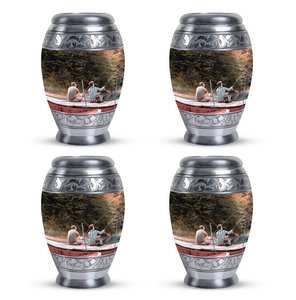 Padre e hijo pescando juntos urna decorativa para cenizas humanas urnas de Metal para adultos urnas personalizadas para mamá funeral papá - Product Image 6