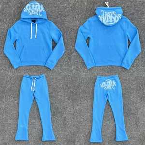 Ensemble Pantalon à imprimé bouffant avec sweats à capuche de jogging Vêtements de sport d'hiver Survêtement d'entraînement - Product Image 4