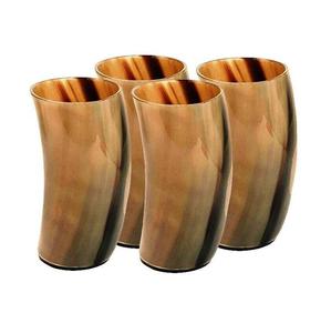 Coupe Viking en corne naturelle Cadeau nordique parfait pour homme - Product Image 4