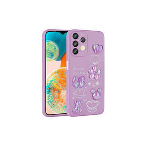 Coque en silicone brillante à relief gaufré pour Samsung Galaxy A13 4G Plus, blanche, protection arrière, emballée, pour téléphone portable - Product Image 2