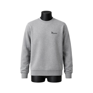 Sudadera Extra Grande Personalizada Unisex de Algodón y Felpa, Cuello Redondo, Cálida, Informal, Estilo Urbano, para Pedidos al por Mayor - Product Image 1